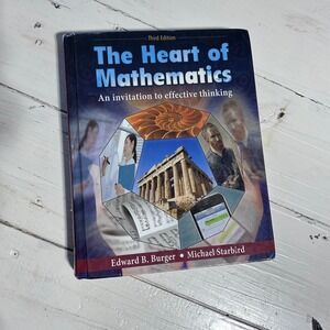 The Heart of Mathematics 3rd Edition Burger Starbird Wiley Textbook Hardcover‎